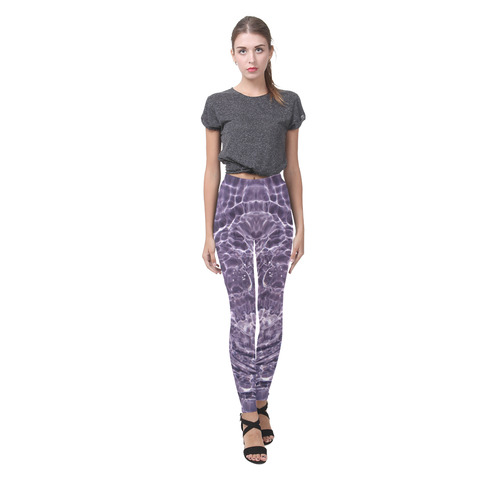 Lilac Bubbles Cassandra Women's Leggings (Model L01)