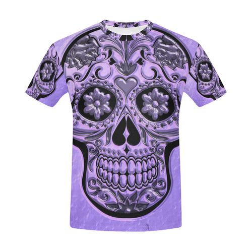 Skull20170488_by_JAMColors All Over Print T-Shirt for Men (USA Size) (Model T40)