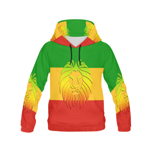red green and yellow hoodie