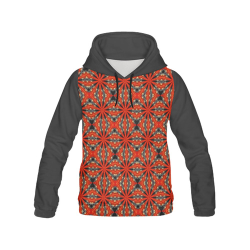 Bright Star All Over Print Hoodie for Women (USA Size) (Model H13)