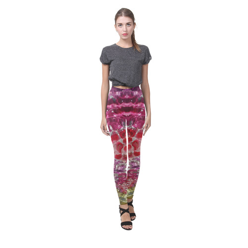 Petal Mania Cassandra Women's Leggings (Model L01)