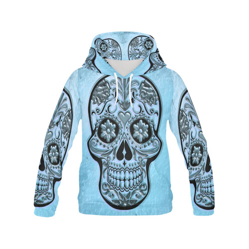 Skull20170486_by_JAMColors All Over Print Hoodie for Men (USA Size) (Model H13)