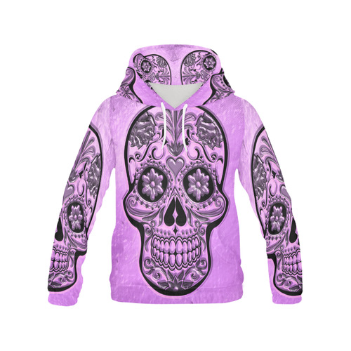Skull20170489_by_JAMColors All Over Print Hoodie for Men (USA Size) (Model H13)