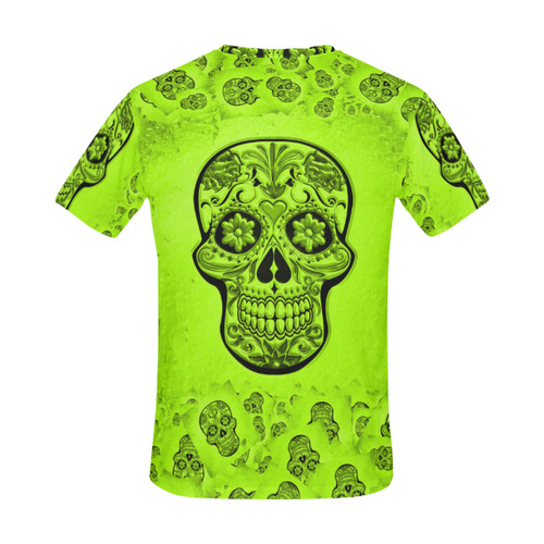 Skull20170254_by_JAMColors All Over Print T-Shirt for Men (USA Size) (Model T40)
