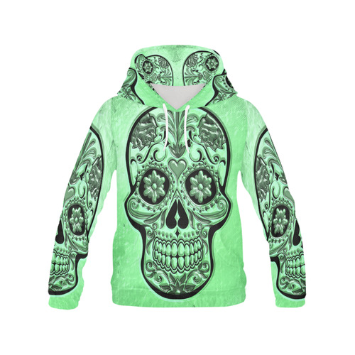 Skull20170484_by_JAMColors All Over Print Hoodie for Men (USA Size) (Model H13)