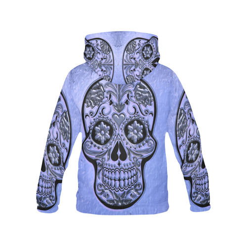 Skull20170487_by_JAMColors All Over Print Hoodie for Men (USA Size) (Model H13)