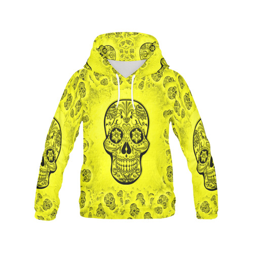 Skull20170253_by_JAMColors All Over Print Hoodie for Men (USA Size) (Model H13)