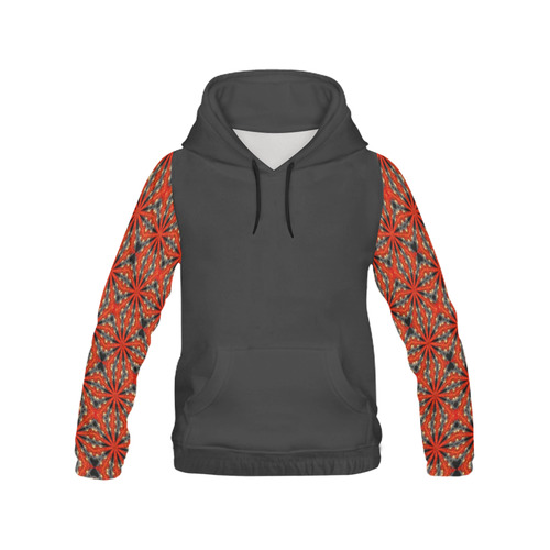 Bright Star All Over Print Hoodie for Women (USA Size) (Model H13)