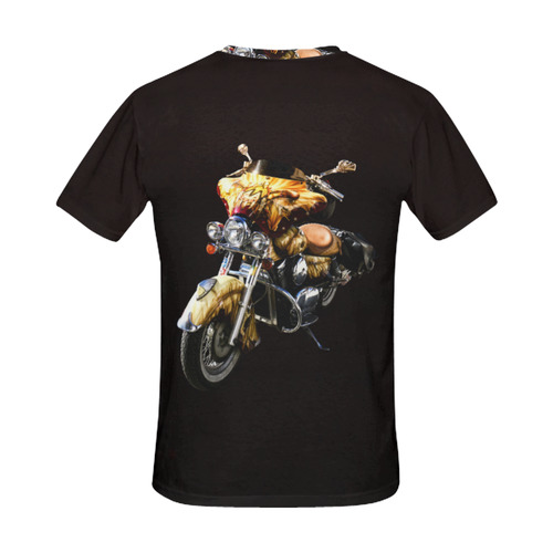 Fantastic Motorcycle All Over Print T-Shirt for Men (USA Size) (Model T40)
