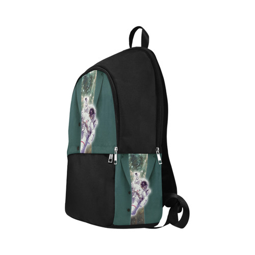 Astronaut looks out of a jacket Fabric Backpack for Adult (Model 1659)