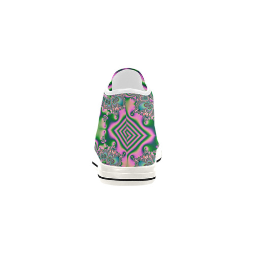 Butterflies Dancing Fractal Abstract Vancouver H Women's Canvas Shoes (1013-1)