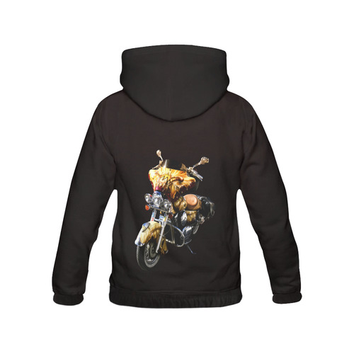 Fantastic Motorcycle All Over Print Hoodie for Women (USA Size) (Model H13)
