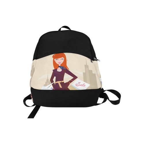 Backpack with Original illustration Fabric Backpack for Adult (Model 1659)