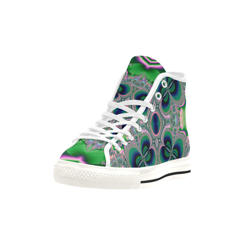 Butterflies Dancing Fractal Abstract Vancouver H Women's Canvas Shoes (1013-1)