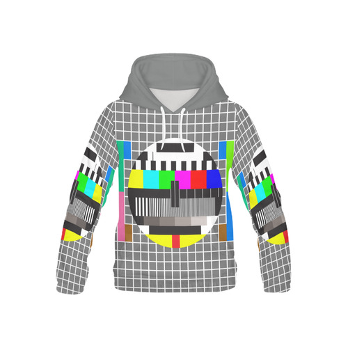 test tv screen All Over Print Hoodie for Kid (USA Size) (Model H13)