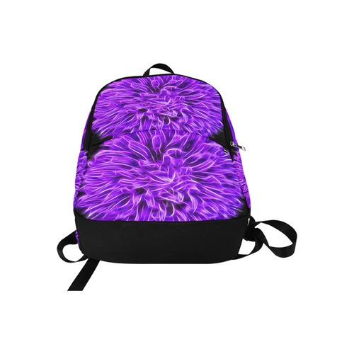 Lilac Chrysanthemum Topaz Fabric Backpack for Adult (Model 1659)