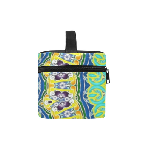 Power Mandala - Blue Green Yellow Lilac Lunch Bag/Large (Model 1658)