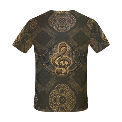 Decorative clef, music All Over Print T-Shirt for Men (USA Size) (Model T40)