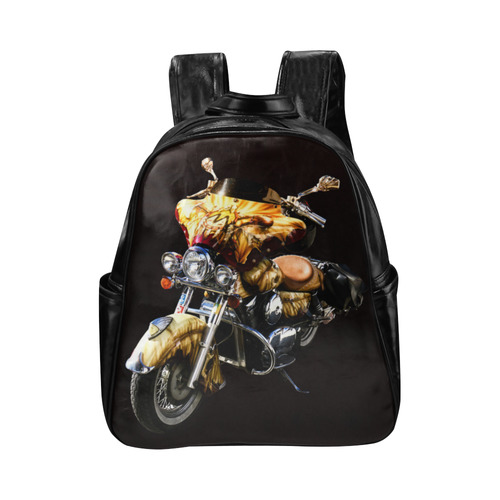 Fantastic Motorcycle Multi-Pockets Backpack (Model 1636)