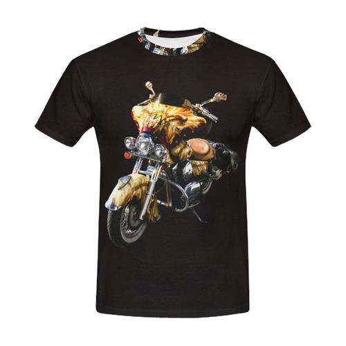 Fantastic Motorcycle All Over Print T-Shirt for Men (USA Size) (Model T40)