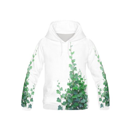 Vines, climbing plant watercolor All Over Print Hoodie for Kid (USA Size) (Model H13)