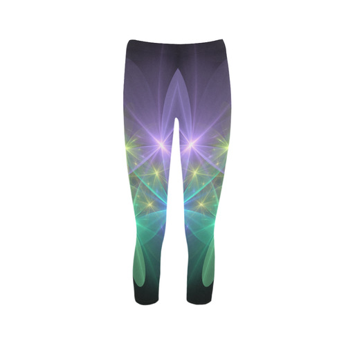 Ethereal Flowers Capri Legging (Model L02)