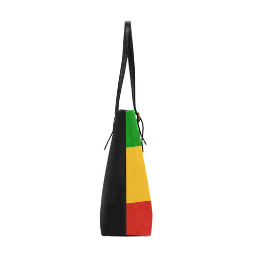 Rastafari Lion Flag green yellow red Euramerican Tote Bag/Small (Model 1655)