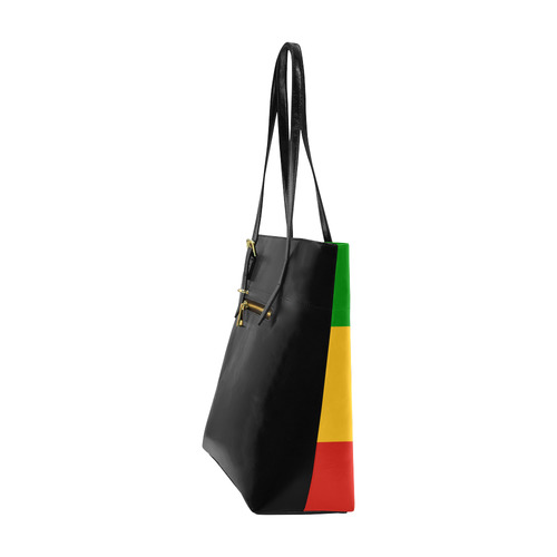 Rastafari Lion Flag green yellow red Euramerican Tote Bag/Small (Model 1655)