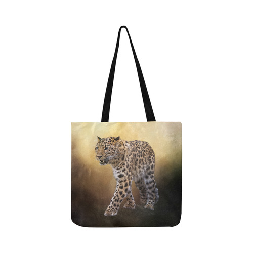 A magnificent painted Amur leopard Reusable Shopping Bag Model 1660 (Two sides)