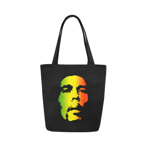 King Of Reggae Bob Marley Canvas Tote Bag (Model 1657)