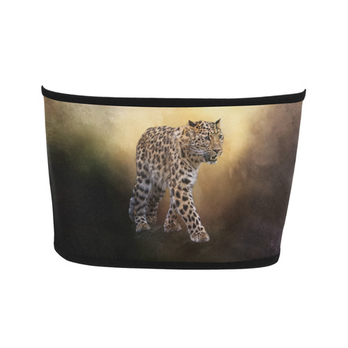 A magnificent painted Amur leopard Bandeau Top