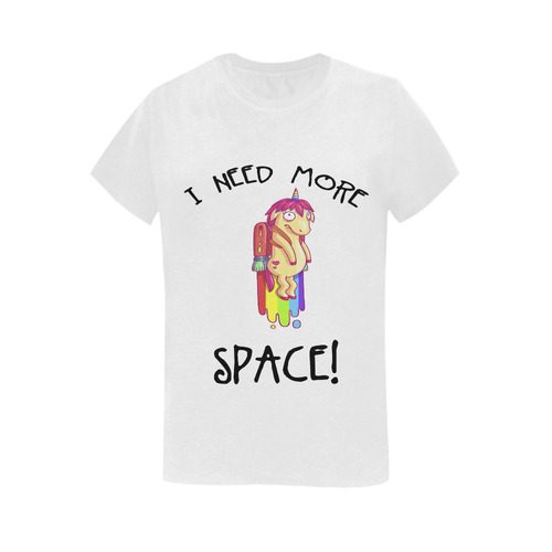 I need more space Women's T-Shirt in USA Size (Two Sides Printing)