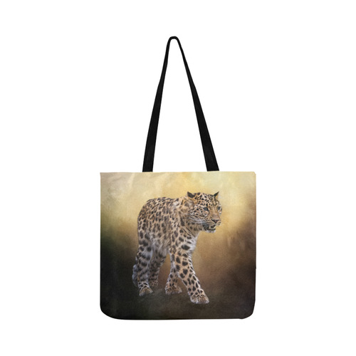 A magnificent painted Amur leopard Reusable Shopping Bag Model 1660 (Two sides)