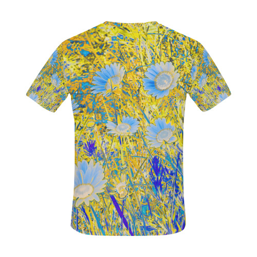 Flowers in the Field All Over Print T-Shirt for Men (USA Size) (Model T40)