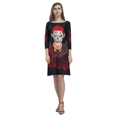 Nice Death by Popart Lover Rhea Loose Round Neck Dress(Model D22)