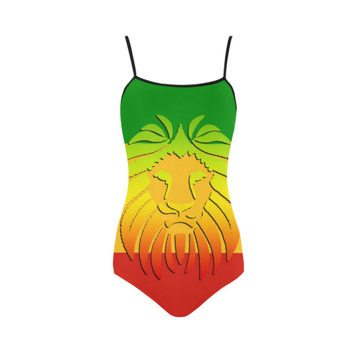red yellow green bathing suit