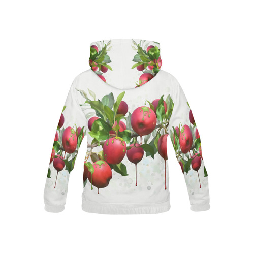 Melting Apples, fruit watercolors All Over Print Hoodie for Kid (USA Size) (Model H13)