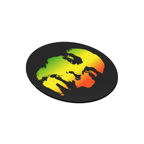 King Of Reggae Bob Marley Round Mousepad