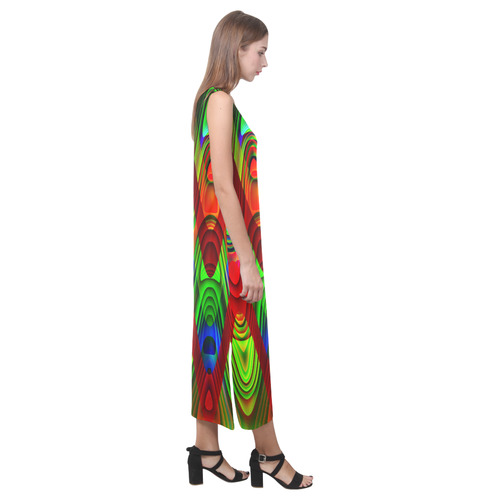 2D Wave #1B - Jera Nour Phaedra Sleeveless Open Fork Long Dress (Model D08)