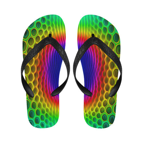 psysd5 Flip Flops for Men/Women (Model 040)