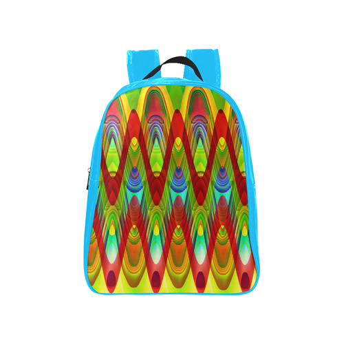 2D Wave #1A - Jera Nour School Backpack (Model 1601)(Small)