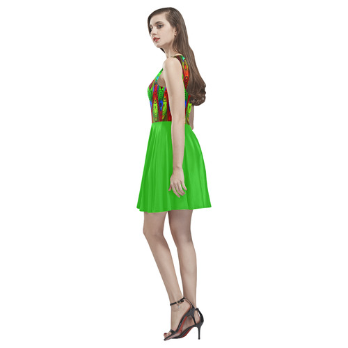 2D Wave #1B - Jera Nour Thea Sleeveless Skater Dress(Model D19)