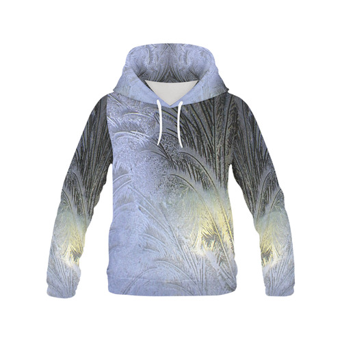 Iceflower macro All Over Print Hoodie for Women (USA Size) (Model H13)