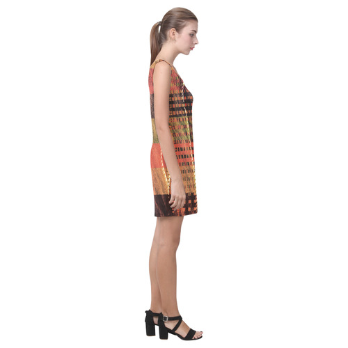 Batik Maharani #6 Vertical - Jera Nour Medea Vest Dress (Model D06)