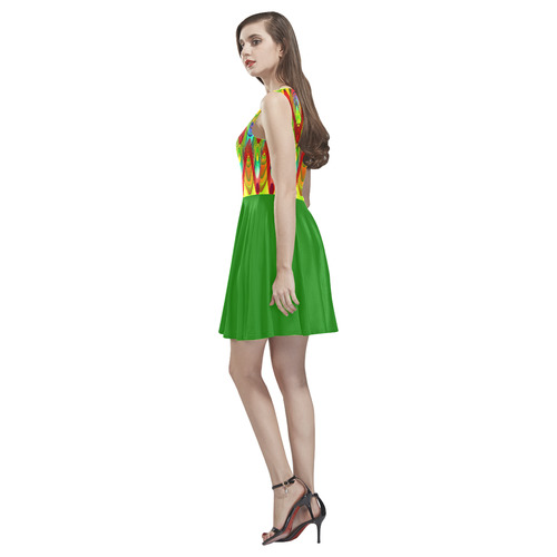 2D Wave #1A - Jera Nour Thea Sleeveless Skater Dress(Model D19)