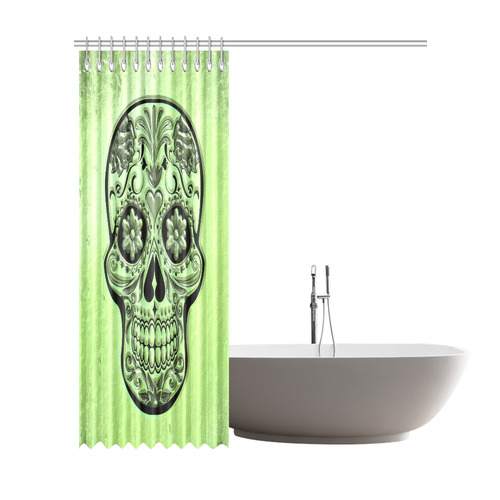 Skull20170483_by_JAMColors Shower Curtain 72"x84"