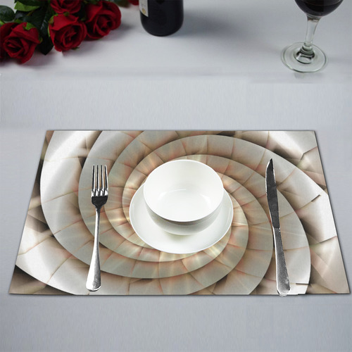 Spiral Eye 3D - Jera Nour Placemat 12’’ x 18’’ (Set of 4)