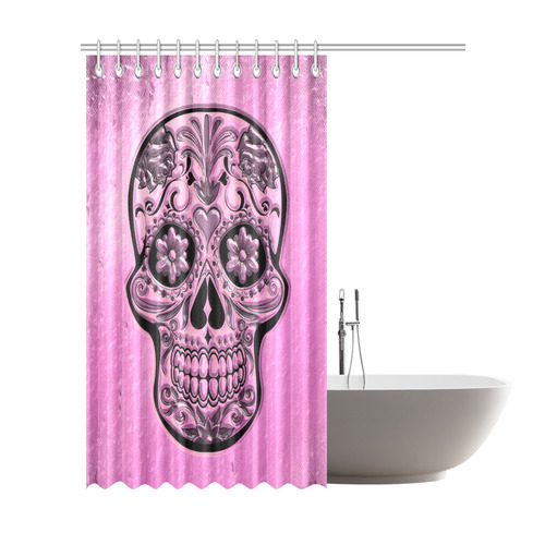 Skull20170490_by_JAMColors Shower Curtain 72"x84"