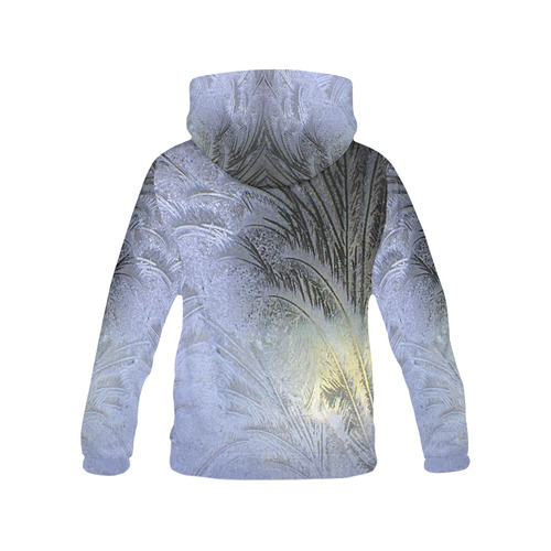 Iceflower macro All Over Print Hoodie for Women (USA Size) (Model H13)