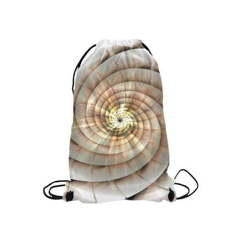 Spiral Eye 3D - Jera Nour Small Drawstring Bag Model 1604 (Twin Sides) 11"(W) * 17.7"(H)